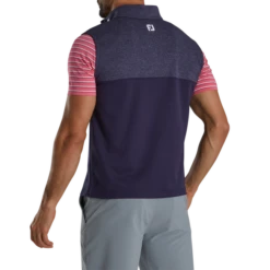 Heather Yoke Half-Zip Vest - FJ Tour Collar 6 Heather Yoke Half-Zip Vest - FJ Tour Collar -Footjoy FJ 25320 DTC 03