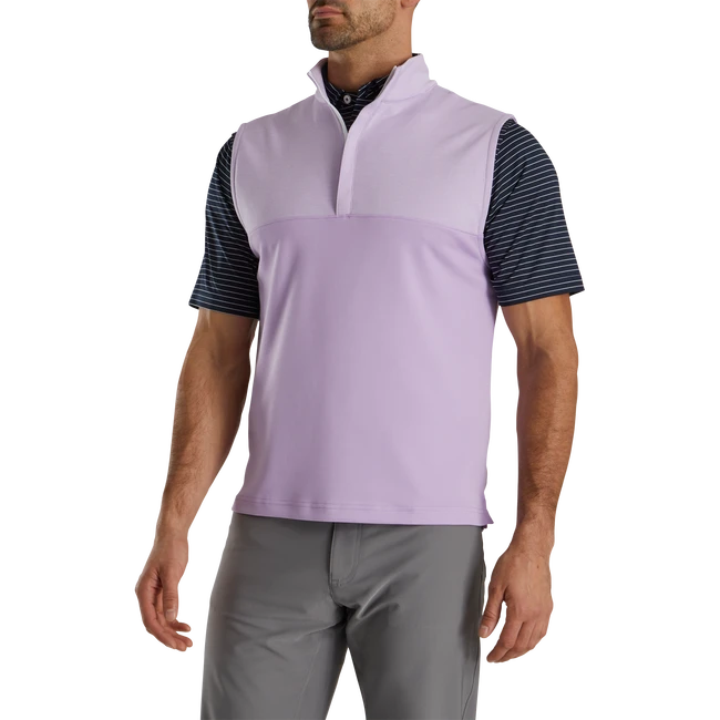 Heather Yoke Half-Zip Vest 2 Heather Yoke Half-Zip Vest - Image 2