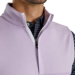 Heather Yoke Half-Zip Vest 7 Heather Yoke Half-Zip Vest -Footjoy FJ 25323 04
