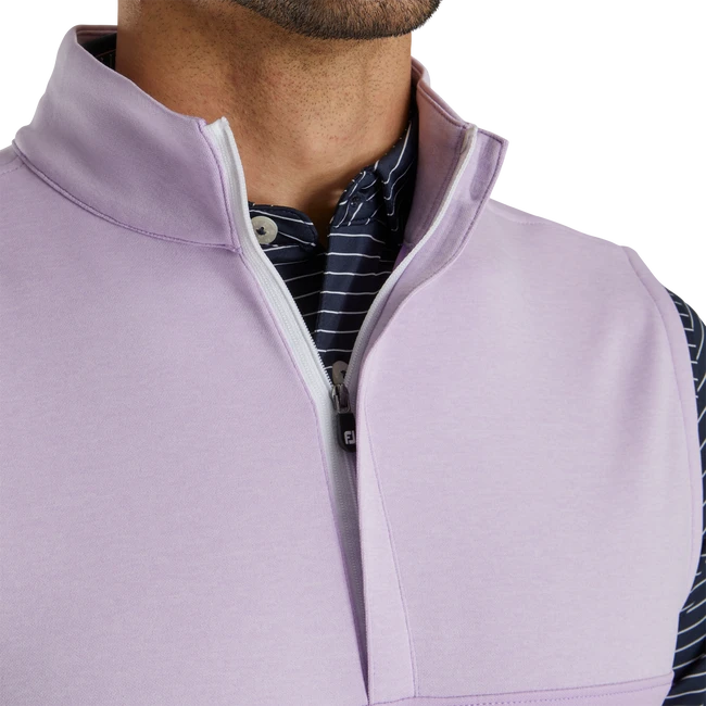 Heather Yoke Half-Zip Vest 4 Heather Yoke Half-Zip Vest - Image 4