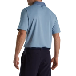 Solid + Spiral Print Trim Lisle Self Collar 6 Solid + Spiral Print Trim Lisle Self Collar -Footjoy FJ 28019 03