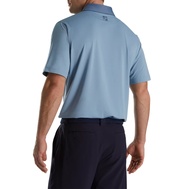 Solid + Spiral Print Trim Lisle Self Collar 3 Solid + Spiral Print Trim Lisle Self Collar - Image 3