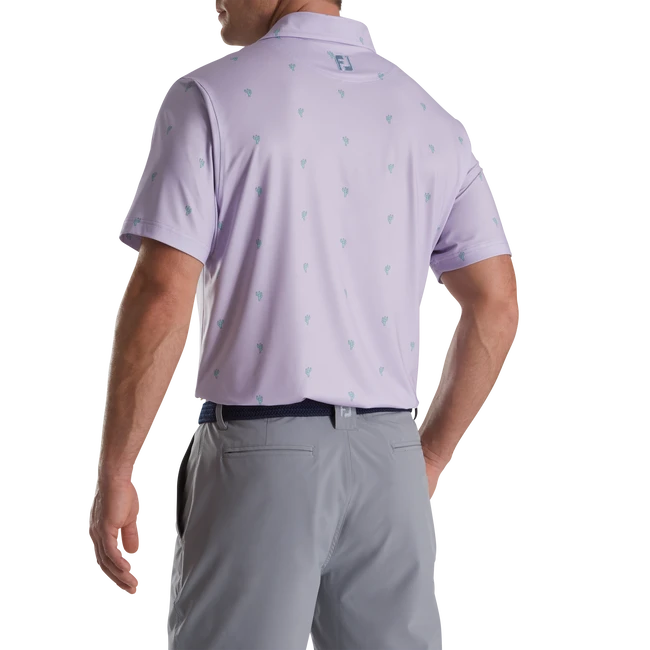 Cactus Print Lisle Self Collar 3 Cactus Print Lisle Self Collar - Image 3