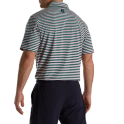 Multi Stripe Lisle Self Collar -Footjoy FJ 28044 03