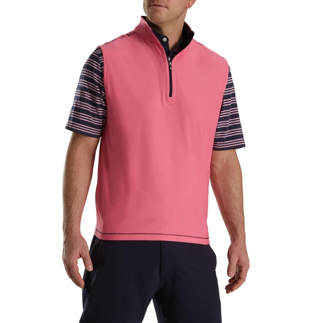 Quarter-Zip Brushed Back Vest 2 Quarter-Zip Brushed Back Vest - Image 2