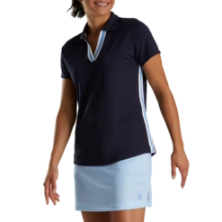 Stripe Ribbon Trim Women