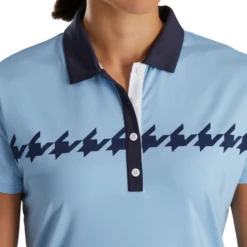 Cap Sleeve Houndstooth Print Women -Footjoy FJ 28269 04