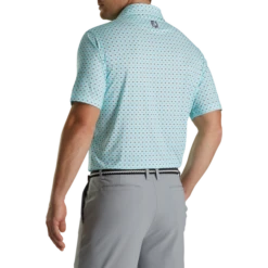 Lisle Half Moon Geo Self Collar 6 Lisle Half Moon Geo Self Collar -Footjoy FJ 28448 03