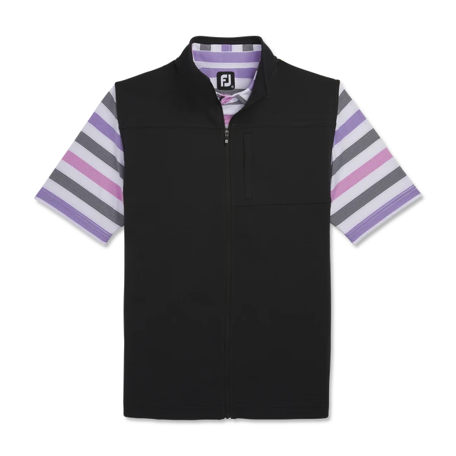 Ottoman Knit Full-Zip Vest 1 Ottoman Knit Full-Zip Vest