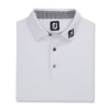 Solid Lisle Self Collar - FJ Tour Logo