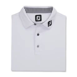 Solid Lisle Self Collar - FJ Tour Logo
