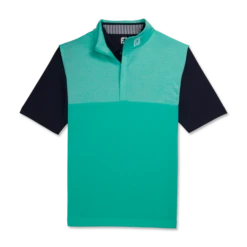 Heather Yoke Half-Zip Vest - FJ Tour Logo