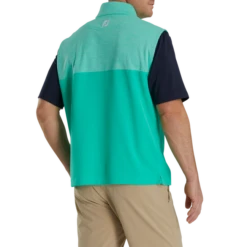 Heather Yoke Half-Zip Vest - FJ Tour Logo 6 Heather Yoke Half-Zip Vest - FJ Tour Logo -Footjoy FJ 29306 03