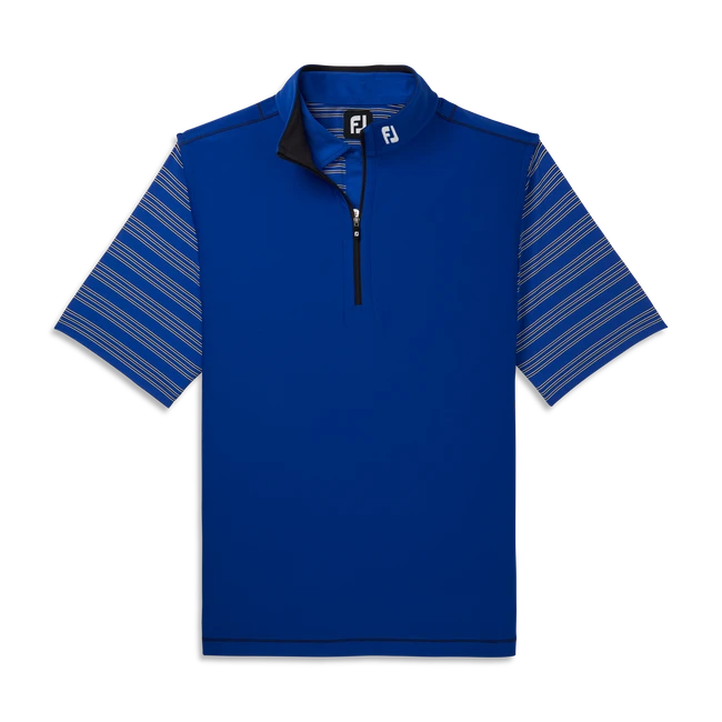Quarter-Zip Brushed Back Vest - FJ Tour Logo 1 Quarter-Zip Brushed Back Vest - FJ Tour Logo