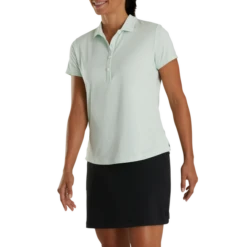 Solid Lisle Self Collar - FJ Tour Logo Women