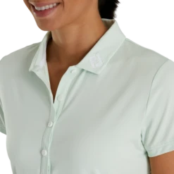 Solid Lisle Self Collar - FJ Tour Logo Women -Footjoy FJ 29321 03