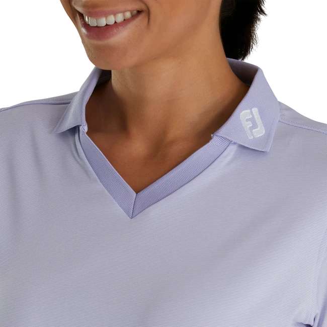 End On End Open Collar- FJ Tour Logo Women 3 End On End Open Collar- FJ Tour Logo Women - Image 3