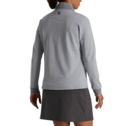Half-Zip Fleece Back Pique Mid-Layer - FJ Tour Logo Women 5 Half-Zip Fleece Back Pique Mid-Layer - FJ Tour Logo Women -Footjoy FJ 29324 02