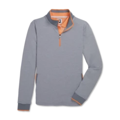 Half-Zip Fleece Back Pique Mid-Layer - FJ Tour Logo Women 7 Half-Zip Fleece Back Pique Mid-Layer - FJ Tour Logo Women -Footjoy FJ 29324 04