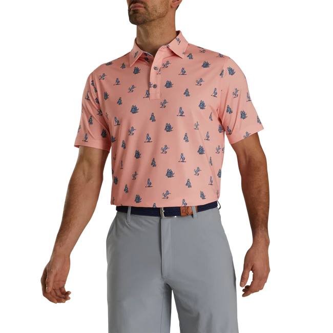 Coyote Print Lisle Self Collar 2 Coyote Print Lisle Self Collar - Image 2