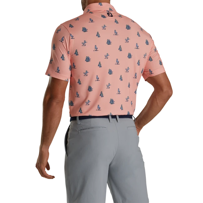 Coyote Print Lisle Self Collar 3 Coyote Print Lisle Self Collar - Image 3