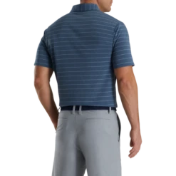 Athletic Fit Open Stripe Jersey Self Collar -Footjoy FJ 29628 03