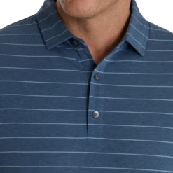 Athletic Fit Open Stripe Jersey Self Collar -Footjoy FJ 29628 04