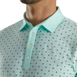 Athletic Fit Deco Print Self Collar -Footjoy FJ 29644 04