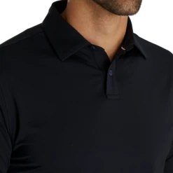 Athletic Fit Solid Lisle Self Collar 7 Athletic Fit Solid Lisle Self Collar -Footjoy FJ 29688 04
