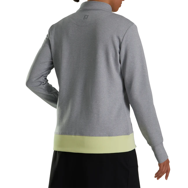 Full-Zip Knit Color Block Jacket Women 2 Full-Zip Knit Color Block Jacket Women - Image 2