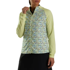 Full-Zip Printed Mid-Layer Women