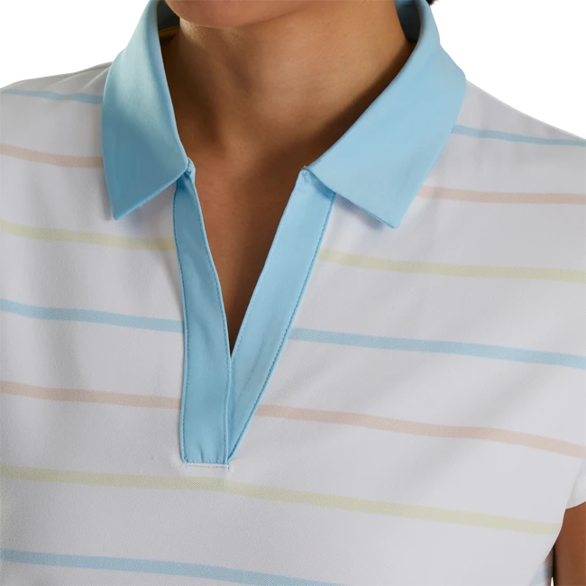 Cap Sleeve Birdseye Stripe Women 3 Cap Sleeve Birdseye Stripe Women - Image 3