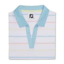 Cap Sleeve Birdseye Stripe Women 7 Cap Sleeve Birdseye Stripe Women -Footjoy FJ 29798 04