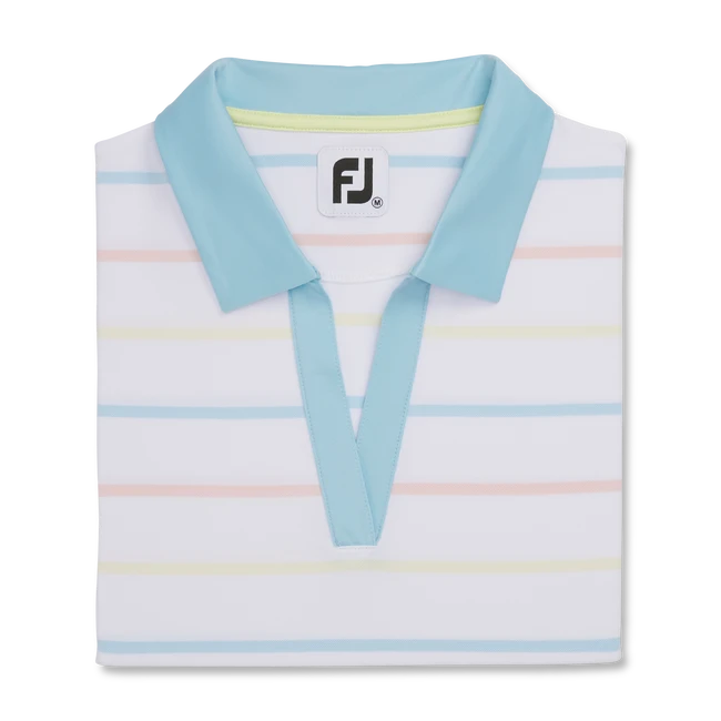 Cap Sleeve Birdseye Stripe Women 4 Cap Sleeve Birdseye Stripe Women - Image 4