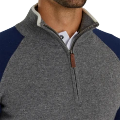 Cashmere Quarter-Zip Pullover -Footjoy FJ 29879 04